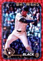 2024 Topps Update #US144 Tyler Black Red Crackle Foil Board Baseball Card