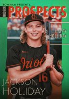2023 Bowman Modern Prospects #MP4 Jackson Holliday Green Refractor Baseball Card