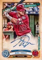 2019 Topps Gypsy Queen #1 Mike Trout Jackie Robinson Day-Autograph Baseball Card