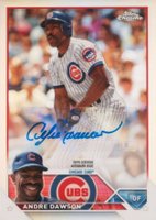 2023 Topps Chrome Update Chrome Legends Autograph #AD Andre Dawson Baseball Card
