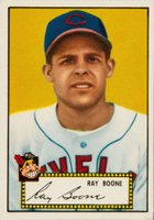 1952 Topps #55b Ray Boone Black Back Baseball Card