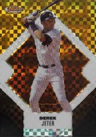 2006 Finest #125 Derek Jeter Gold Xfractor Baseball Card