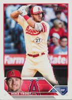 2023 Topps #27 Mike Trout Baseball Card