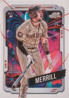 2024 Topps Chrome Cosmic #194 Jackson Merrill White Hole Refractor Baseball Card