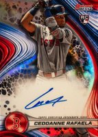 2024 Bowman's Best Best of 2024 Autographs #B24CR Ceddanne Rafaela Refractor Baseball Card