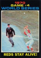 1971 Topps #330 World Series Game 4 Reds Stay Alive! Baseball Card