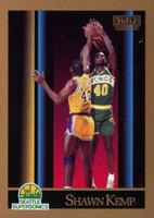 1990 Skybox #268 Shawn Kemp Basketball Card