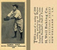 1916 Weil Baking Co. #180 James Viox Baseball Card