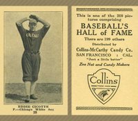 1917 Collins-McCarthy #28 Eddie Cicotte Baseball Card