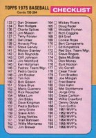 1975 Topps Mini #257 Checklist (133-264) Baseball Card