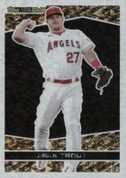 2021 Topps Update Black Gold #BG3 Mike Trout Baseball Card