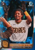 2022 Bowman Chrome Sapphire Edition #12 C.J. Abrams SP Baseball Card