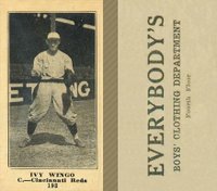 1916 Everybody's #193 Ivy Wingo Baseball Card