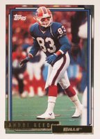 1992 Topps Gold #741 Andre Reed Football Card