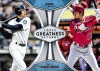 2019 Topps Greatness Returns #GR-15 Ichiro/Shohei Ohtani Baseball Card