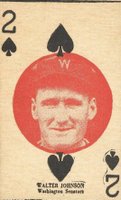 1927 Strip Card # Walter Johnson Red Circle Baseball Card