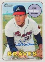 2018 Topps Heritage Real One Autographs #PN Phil Niekro Baseball Card