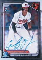 2024 Bowman Draft Chrome Prospect Autographs #CPAGO Griff O'Ferrall Baseball Card