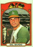 1972 Topps #650 Sal Bando Baseball Card