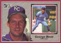 1983 Donruss Action All-Stars #42 George Brett Baseball Card
