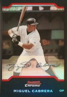 2004 Bowman Chrome #61 Miguel Cabrera Refractor Baseball Card