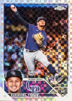2023 Topps Chrome #106 Ezequiel Tovar X-Fractor Baseball Card