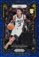 2023 Panini Prizm #127 Keyonte George Blue Fast Break Basketball Card