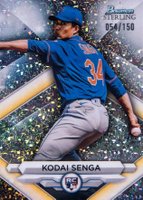2023 Bowman Sterling #BSR45 Kodai Senga Mini Diamond Baseball Card