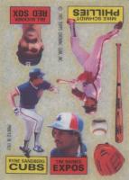 1985 Topps Rub Downs # Bill Buckner/Mike Schmidt/Ryne Sandberg/Tim Raines Baseball Card