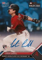 2023 Topps Now #961B Corbin Carroll Autograph-Blue Baseball Card