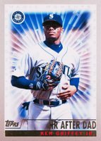 2000 Topps #475 Ken Griffey Jr. Magic Moments-HR After Dad Baseball Card