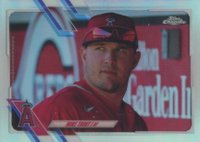 2021 Topps Chrome #27 Mike Trout SP Baseball Card