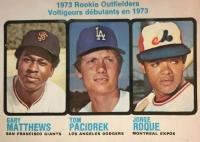 1973 O-Pee-Chee #606 Rookie Outfielders Baseball Card