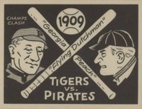 1967 Laughlin World Series #6 1909- Pirates Vs. Tigers Baseball Card