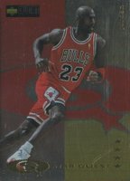 1997 Collector's Choice Starquest #SQ83 Michael Jordan Basketball Card