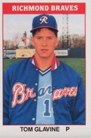 1987 TCMA Richmond Braves #5 Tom Glavine Baseball Card