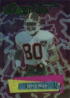 1995 Finest Fan Favorite #FF14 Jerry Rice Football Card