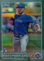 2015 Topps Chrome #201 Noah Syndergaard Green Refractor Baseball Card