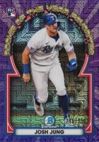 2023 Bowman Mega Box Chrome ROY Favorites #9 Josh Jung Purple Baseball Card