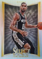 2012 Panini Select  #110 Tim Duncan Prizm Basketball Card