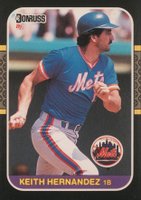 1987 Donruss #76 Keith Hernandez Baseball Card