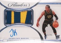 2021 Panini Flawless Horizontal Patch Autographs #HPAJKM Jonathan Kuminga Basketball Card