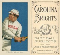 1909 White Borders Carolina Brights #456 Tris Speaker Baseball Card