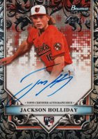 2024 Bowman Sterling Rookies Autographs #RAJH Jackson Holliday Sterling Silver Refractor Baseball Card