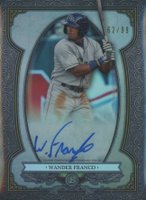 2019 Bowman Sterling Continuity Autographs #BSAWF Wander Franco Baseball Card