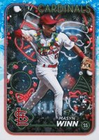 2024 Topps Holiday #H94 Masyn Winn Variation Baseball Card