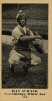 1916 Sporting News & Blank #155 Ray Schalk Blank Back Baseball Card