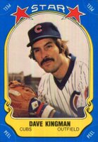 1981 Fleer Star Stickers #111 Dave Kingman Baseball Card