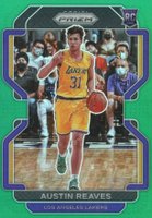 2021 Panini Prizm #165 Austin Reaves Green Prizm Basketball Card
