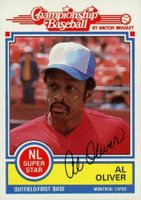 1984 Milton Bradley # Al Oliver Baseball Card